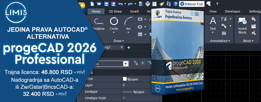 progeCAD 2026 ispravke 26.0.10.10