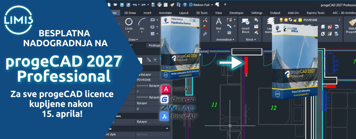 progeCAD 2027 besplatna nadogradnja
